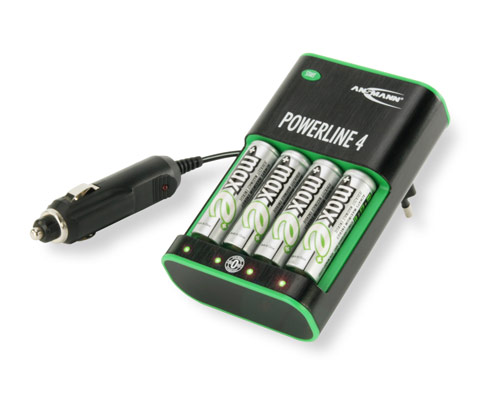 POWERline 4 inclusiv 4xAA 2500mAh maxE