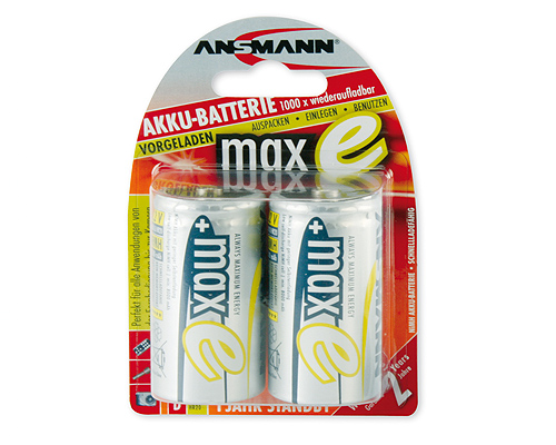 Acumulatori R20 ambalati cate 2- maxE
