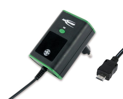 BATERII, ACUMULATOARE, INCARCATOARE ANSMANN - Travelcharger Micro USB Zero Watt
