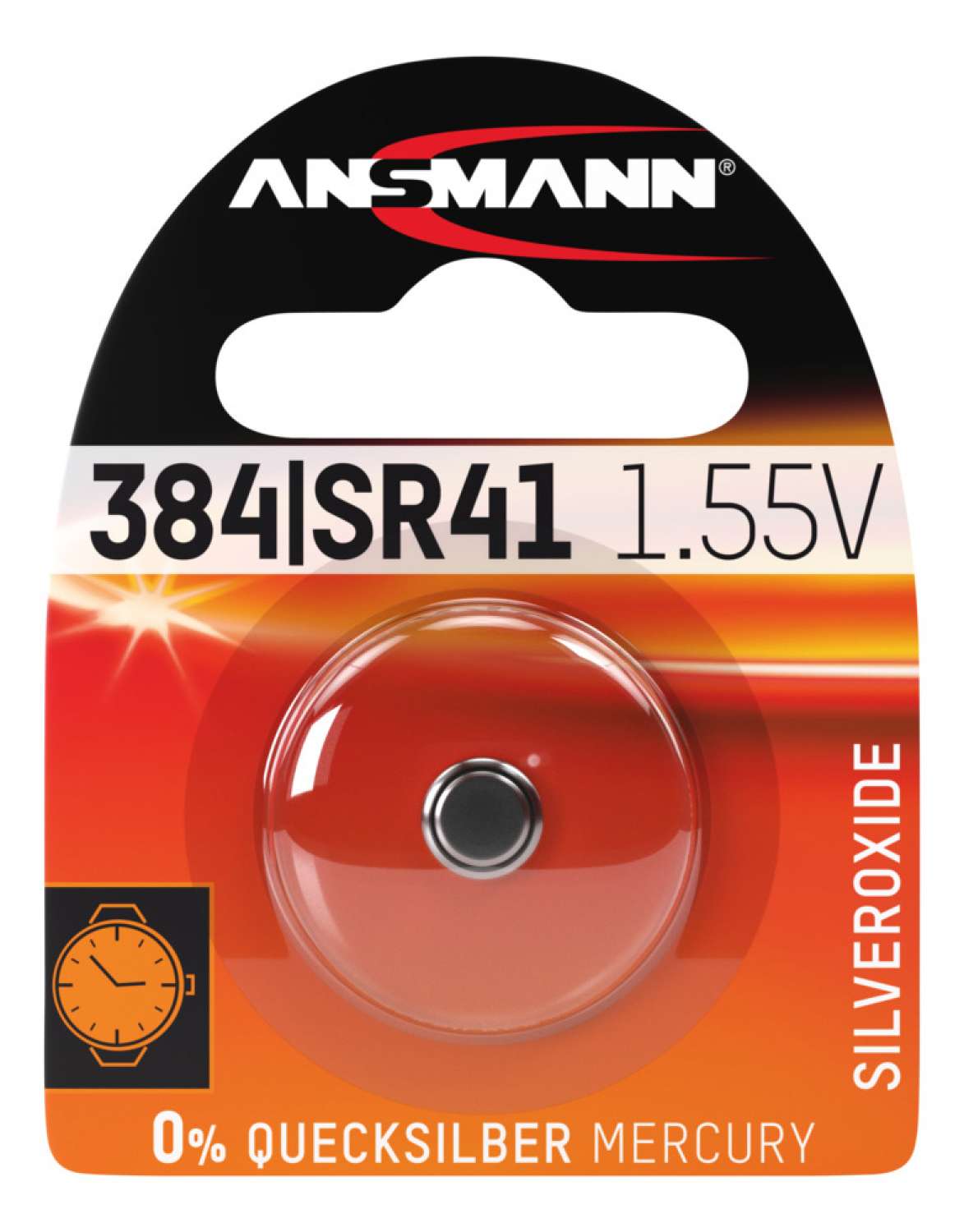 BATERII, ACUMULATOARE, INCARCATOARE ANSMANN - Baterie SR41 - Silver Oxid ambalate cate 1